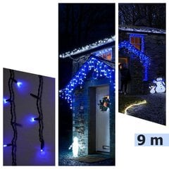 Ziemassvētku vītnes lāstekas Berimax 180 LED 9 m, zils cena un informācija | Ziemassvētku lampiņas, LED virtenes | 220.lv