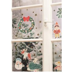 Ziemassvētku rotājumu logu uzlīmes Ziemassvētki cena un informācija | Ziemassvētku dekorācijas | 220.lv