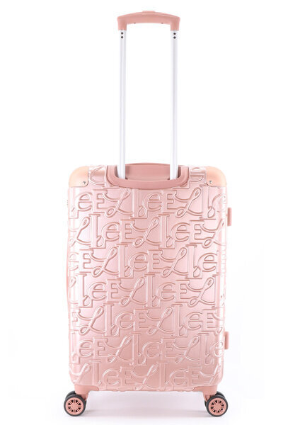Vidējs koferis Elle Alors, M, rozā cena un informācija | Koferi, ceļojumu somas | 220.lv