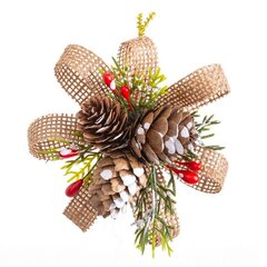 Ziemassvētku rotājums Daudzkrāsains 10,5 x 4 x 20 cm (3 gb.) cena un informācija | Ziemassvētku dekorācijas | 220.lv
