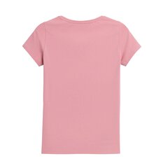 Женская футболка 4F розовая (размер M) - новинка! цена и информация | Футболка женская | 220.lv