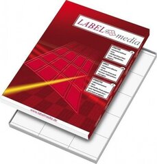 Lipnios etiketės LabelMedia, A4, baltos, 210x148.5 mm, (2) (100vnt.)  0707-751, цена и информация | Тетради и бумажные товары | 220.lv