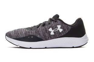 Skriešanas apavi vīriešiem Under Armour Charged Pursuit 3 3025945-100, melni цена и информация | Кроссовки для мужчин | 220.lv