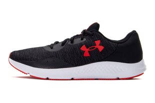 Sporta apavi vīriešiem Under Armour Charged Pursuit 3 3025945002, melni цена и информация | Кроссовки для мужчин | 220.lv