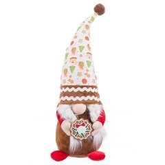 Ziemassvētku Nieciņš Daudzkrāsains Smiltis Audums Meitene 13 x 12 x 42 cm cena un informācija | Ziemassvētku dekorācijas | 220.lv