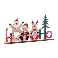 Ziemassvētku dekors Daudzkrāsains 33 x 5 x 18 cm cena un informācija | Ziemassvētku dekorācijas | 220.lv