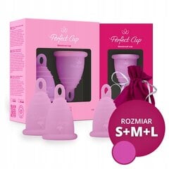 Menstruālā tase Perfect Cup, 3 gab. cena un informācija | Tamponi, higiēniskās paketes, ieliktnīši | 220.lv