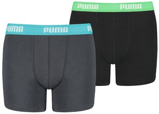 Puma Hижнее Белье Boys Boxer Grey Black 935454 01 935454 01/140 цена и информация | Нижнее белье для мальчиков | 220.lv