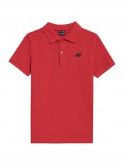 Polo krekls zēniem 4F, sarkans цена и информация | Рубашки для мальчиков | 220.lv