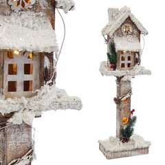 Ziemassvētku dekors Māja 15 x 9 x 50 cm cena un informācija | Ziemassvētku dekorācijas | 220.lv