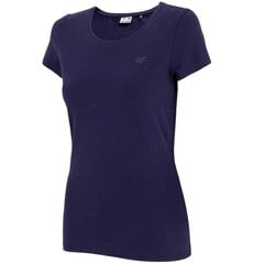 Sieviešu T-krekls 4F, zils цена и информация | Женские футболки | 220.lv
