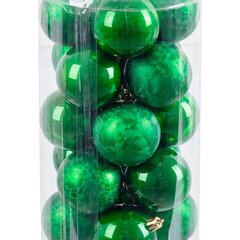 Ёлочные шарики Зеленый Пластик 6 x 6 x 6 cm (20 штук) цена и информация | Елочные игрушки | 220.lv