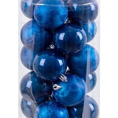 Ёлочные шарики Синий Пластик 6 x 6 x 6 cm (20 штук) цена и информация | Елочные игрушки | 220.lv