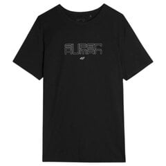 Классическая мужская футболка 4F, цвет: черный, размер: XXL 4FAW23TTSHM086520S_XXL цена и информация | Мужские футболки | 220.lv