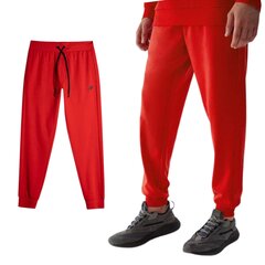 Спортивные брюки 4F, красные, размер M 4FAW23TTROM45162S_M цена и информация | Мужские брюки | 220.lv