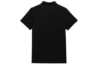 Polo krekls vīriešiem 4F, melns cena un informācija | Vīriešu T-krekli | 220.lv
