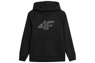 Džemperis zēniem 4F, melns cena un informācija | Zēnu jakas, džemperi, žaketes, vestes | 220.lv