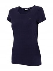 Sieviešu T-krekls 4F, zils цена и информация | Женские футболки | 220.lv