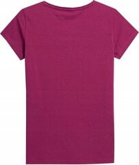 Женская футболка 4F, розового цвета, размер XS 4FSS23TTSHF583_JASNY_ROZ_XS цена и информация | Женские футболки | 220.lv