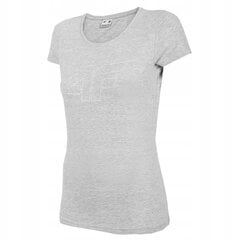 T-krekls sievietēm 4F, pelēks cena un informācija | T-krekli sievietēm | 220.lv