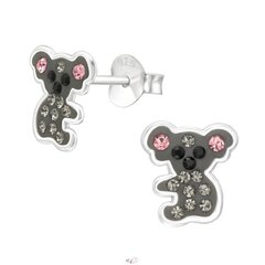 Sudraba auskari bērniem All4silver Koala A4S46132 цена и информация | Аксессуары для детей | 220.lv