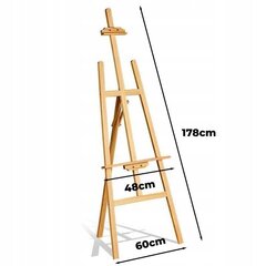 Деревянный мольберт Artis, 178 см цена и информация | Принадлежности для рисования, лепки | 220.lv