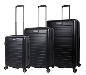 Чемодан National Geographic Cruise Large Suitcase, L, черный цена и информация | Чемоданы, дорожные сумки | 220.lv