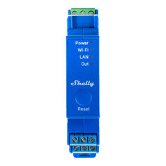 DIN Rail Smart Switch Pro 1 ar sausiem kontaktiem, 1 kanāls; Shelly цена и информация | Электрические выключатели, розетки | 220.lv