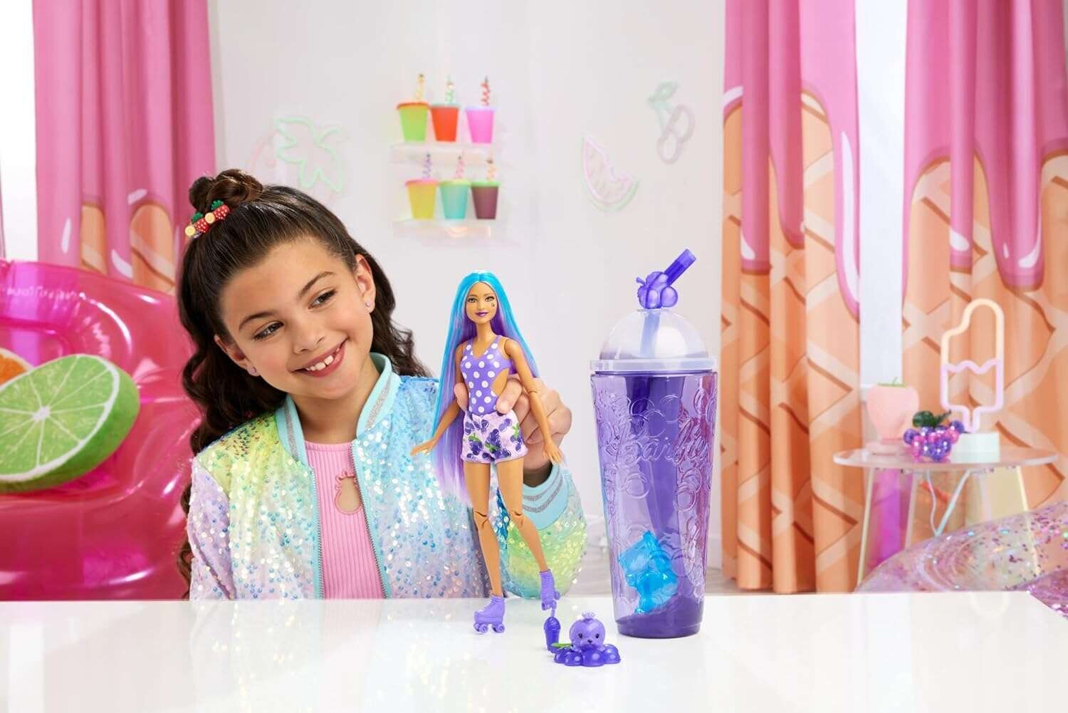 Leļļu komplekts Barbie Pop Reveal Fruit Series cena un informācija | Rotaļlietas meitenēm | 220.lv