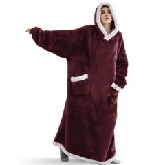 Одеяло с рукавами, красное цена и информация | Покрывала, пледы | 220.lv