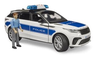 Policijas visurgājējs Bruder Range Rover Velar ar figūriņu cena un informācija | Rotaļlietas zēniem | 220.lv