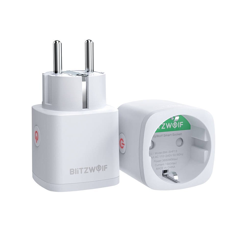 Smart rozete BW-SHP13, ZigBee, 3680W BlitzWolf cena un informācija | Elektrības slēdži, rozetes | 220.lv