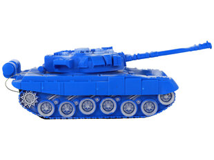 Tālvadības pults vadāms tanks Lean Toys, zils cena un informācija | Attīstošās rotaļlietas | 220.lv