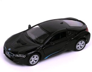 Rotaļu auto modelis Rastar BMW I8, 1:43, melns cena un informācija | Rotaļlietas zēniem | 220.lv