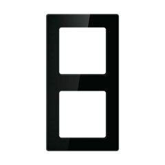Розетка двойная рамка N-TS10-Frame-B2 (черная) Avatto цена и информация | Электрические выключатели, розетки | 220.lv