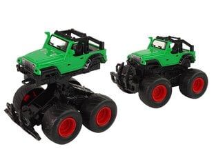 Металлический внедорожник, большие колеса, разные цвета, Bump Up HAT13 цена и информация | Конструктор автомобилей игрушки для мальчиков | 220.lv