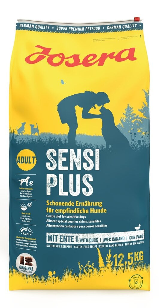 Josera SensiPlus jutīgiem suņiem, 12,5 kg цена и информация | Sausā barība suņiem | 220.lv