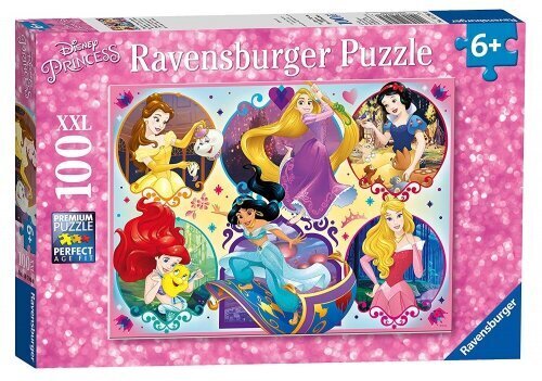 Ravensburger puzle 100 gab Disney Princess цена и информация | Puzles, 3D puzles | 220.lv