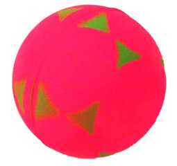 Rotaļlietu bumbiņas trīsstūri Happet 57mm rozā krāsā cena un informācija | Suņu rotaļlietas | 220.lv