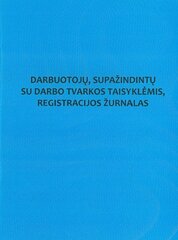 Darba kārtības noteikumu reģistrācijas žurnāls darbiniekiem, A4, 12 lapas cena un informācija | Kancelejas preces | 220.lv