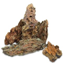 Серый горный камень Хаппет кг цена и информация | Аквариумные растения и декорации | 220.lv