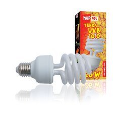 Terra UVB лампа Happet 10.0/26W цена и информация | Товары для экзотических животных | 220.lv