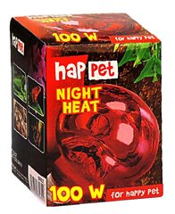 Лампа Terra Night Heat UVA Happet 100 Вт цена и информация | Товары для экзотических животных | 220.lv