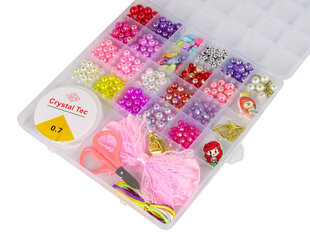 Rotaslietu izgatavošanas komplekts Lean Toys, rozā cena un informācija | Rotaļlietas meitenēm | 220.lv