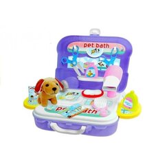 Bērnu suņu skaistumkopšanas salons ar aksesuāriem Lean Toys, 20d. cena un informācija | Rotaļlietas meitenēm | 220.lv