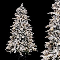 Новогодняя ёлка Белый Зеленый PVC Металл полиэтилен снежный 210 cm цена и информация | Искусственные елки | 220.lv