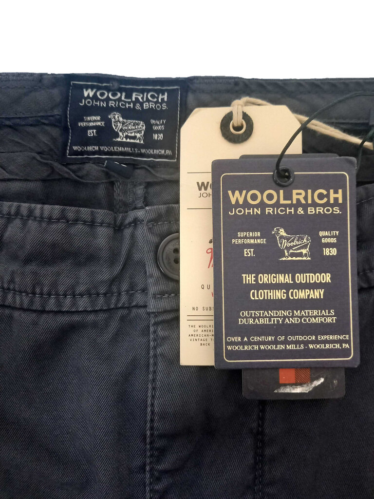 Bikses sievietēm Woolrich R211014314, zilas cena un informācija | Bikses sievietēm | 220.lv