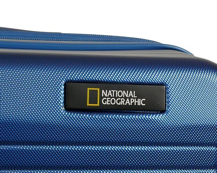Vidējs koferis National Geographic Pulse, S, zils cena un informācija | Koferi, ceļojumu somas | 220.lv