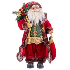 Ziemassvētku Nieciņš Sarkans Daudzkrāsains Plastmasa Polirezīns Audums 60 cm cena un informācija | Ziemassvētku dekorācijas | 220.lv