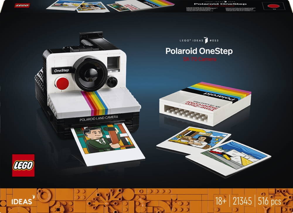 21345 LEGO® Ideas Fotoaparāts Polaroid OneStep SX-70 цена и информация | Konstruktori | 220.lv